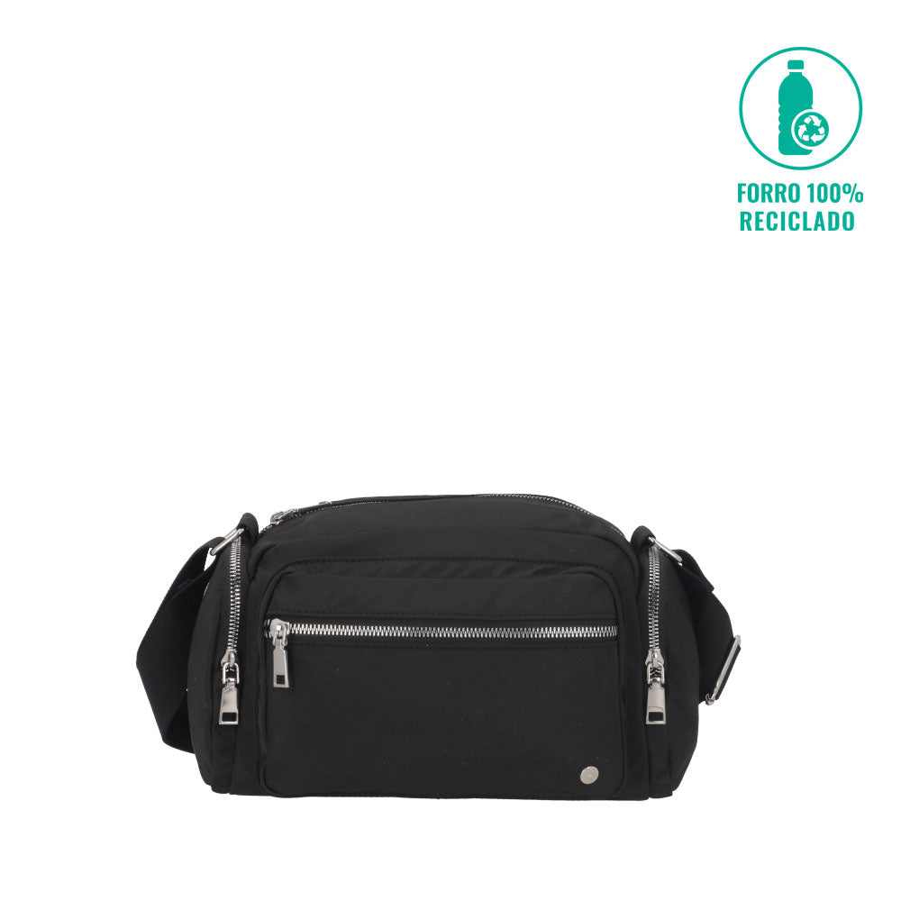 Cartera Bandolera Kiara Negro Pequeña
