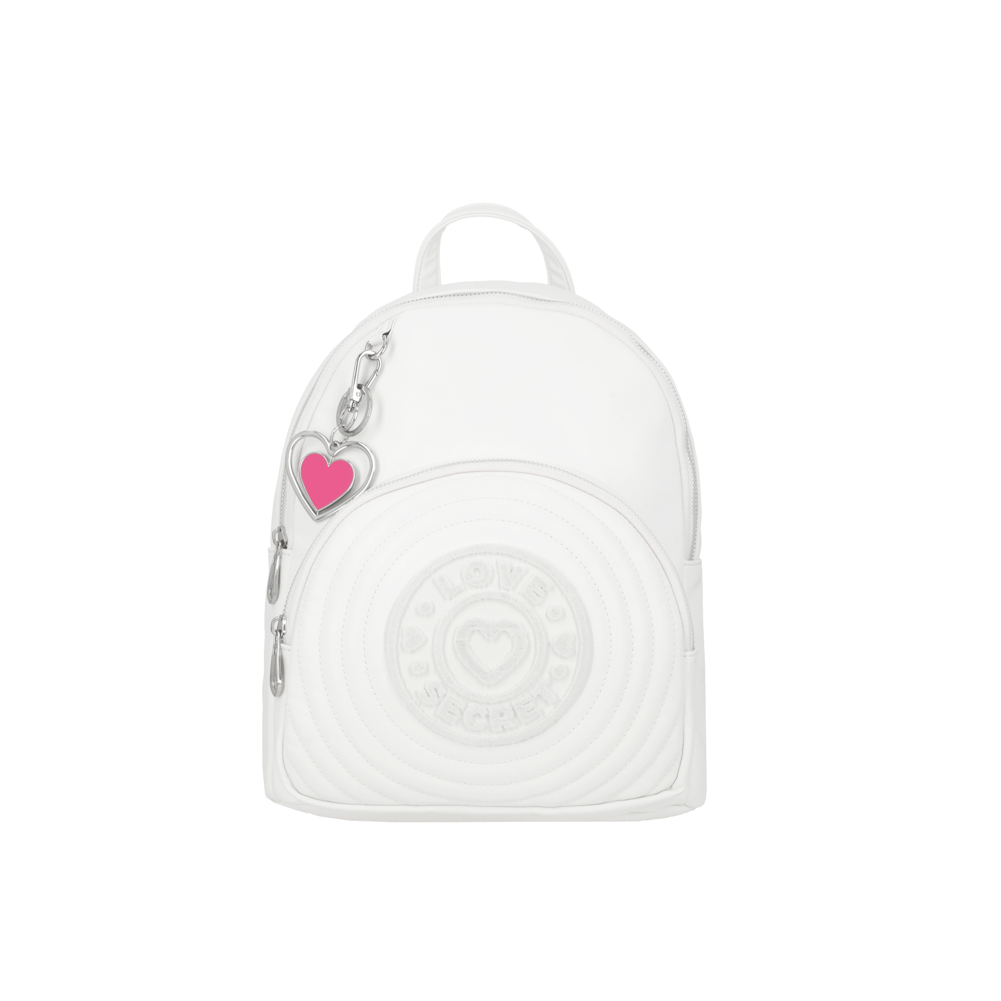 Mochila LOVE TWO blanca