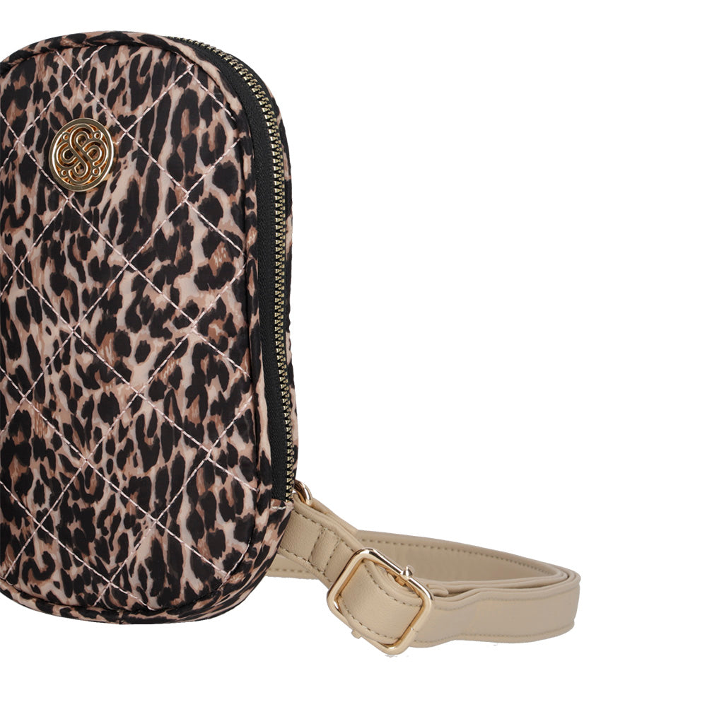 PORTACELULAR GINZA FW24 LEOPARDO L