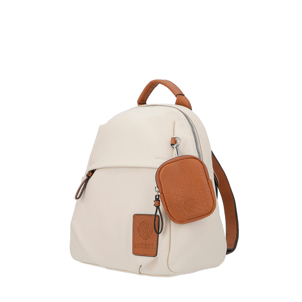 Mochila para mujer Buzios beige M