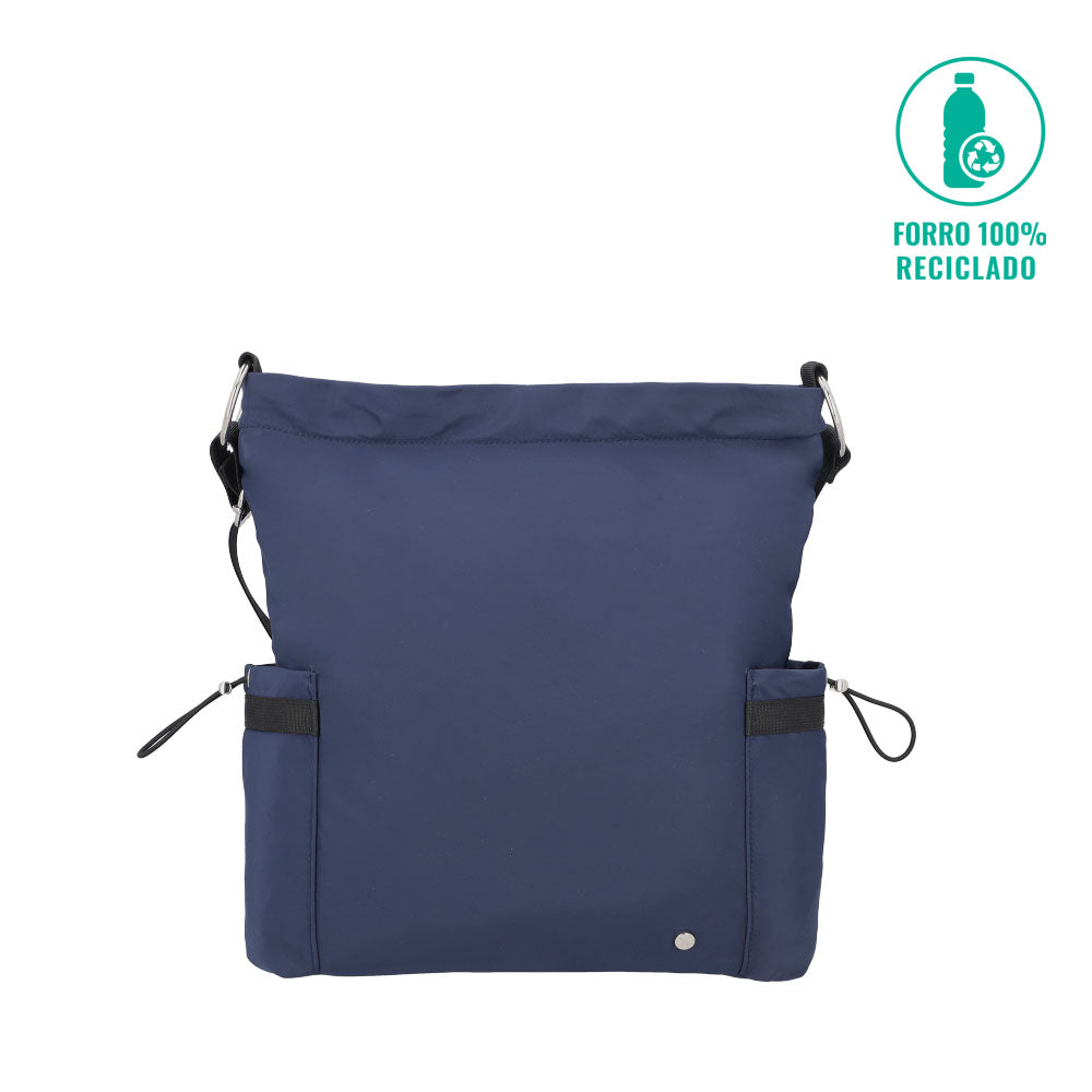 Cartera de Hombro Grace Azul Pequeña
