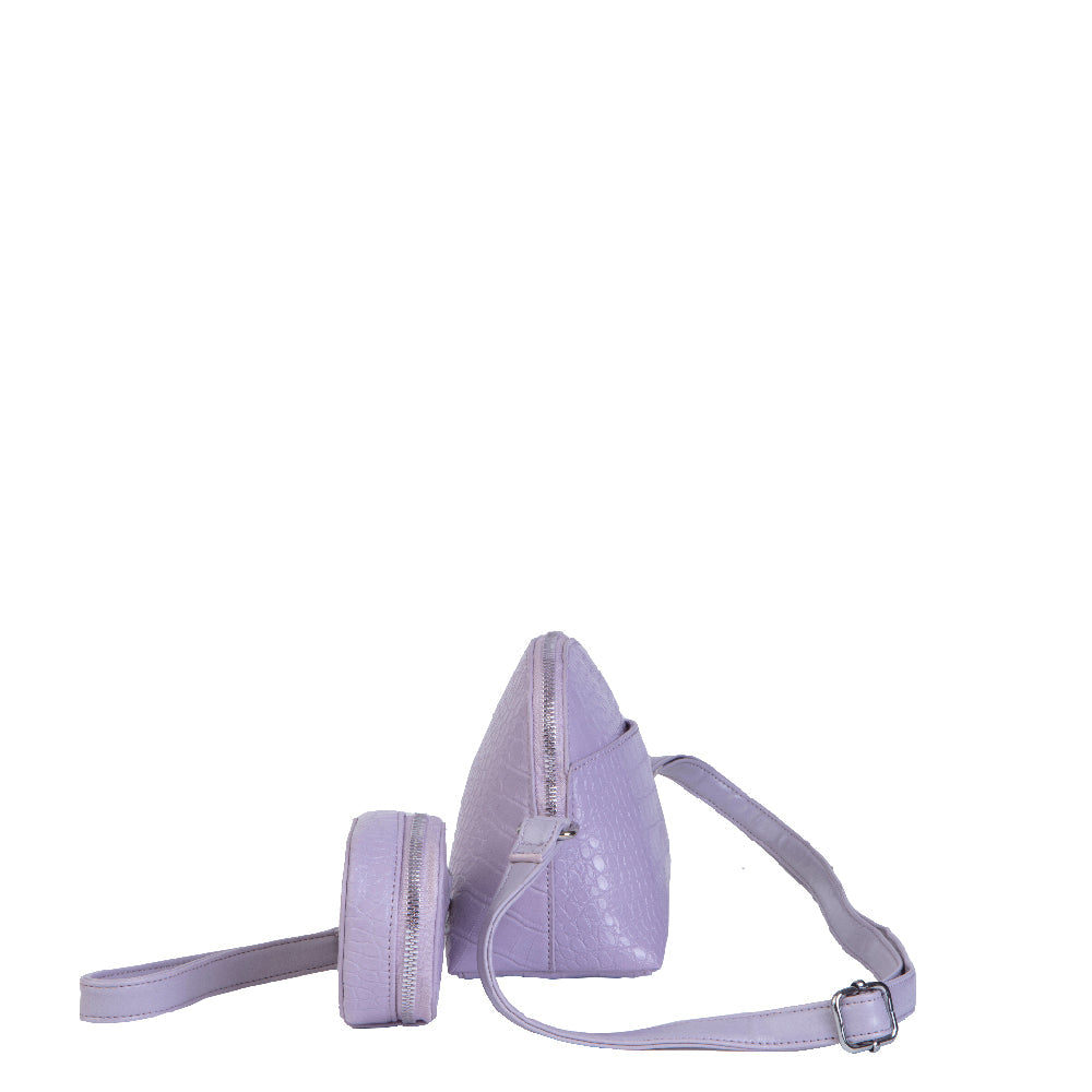 Cartera Clásica Calgary Morada