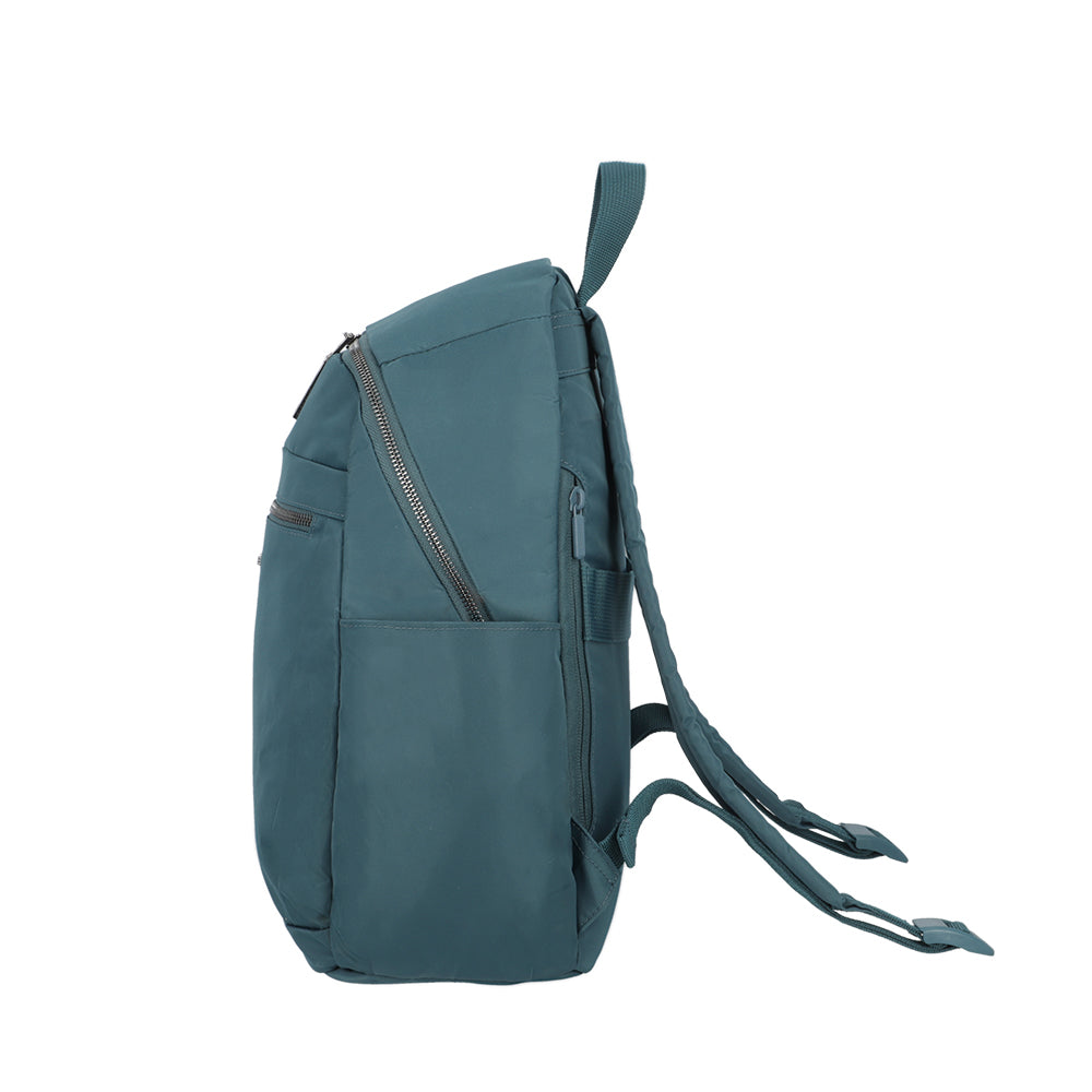 Mochila para notebook mujer County verde 15"