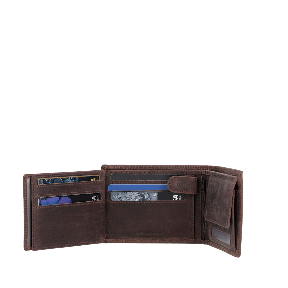 Billetera Genova 16 606 Marron M