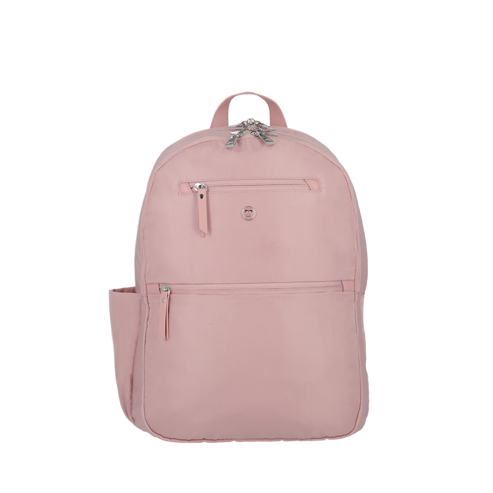 Mochila para notebook mujer Tunnel rosada 15"