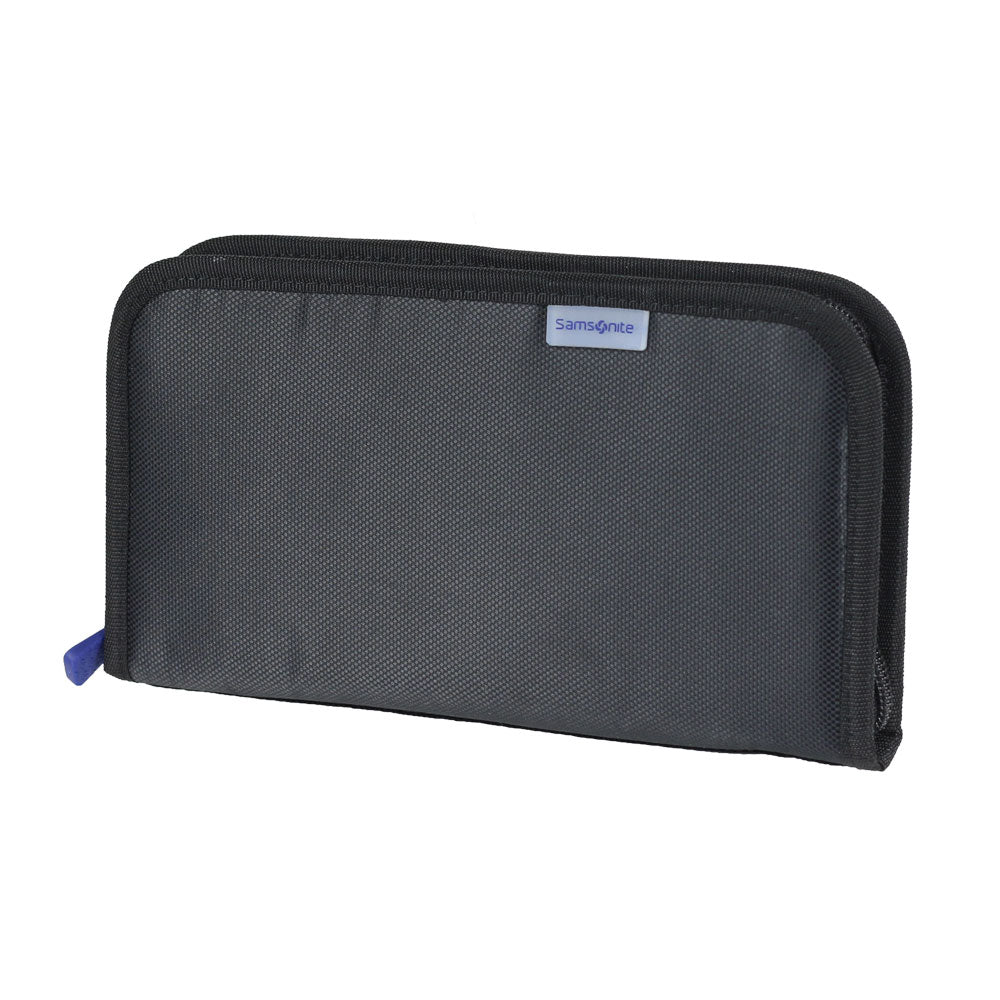 Portapasaporte Global Travel Accessories Zipped Travel Wallet Rfid Black