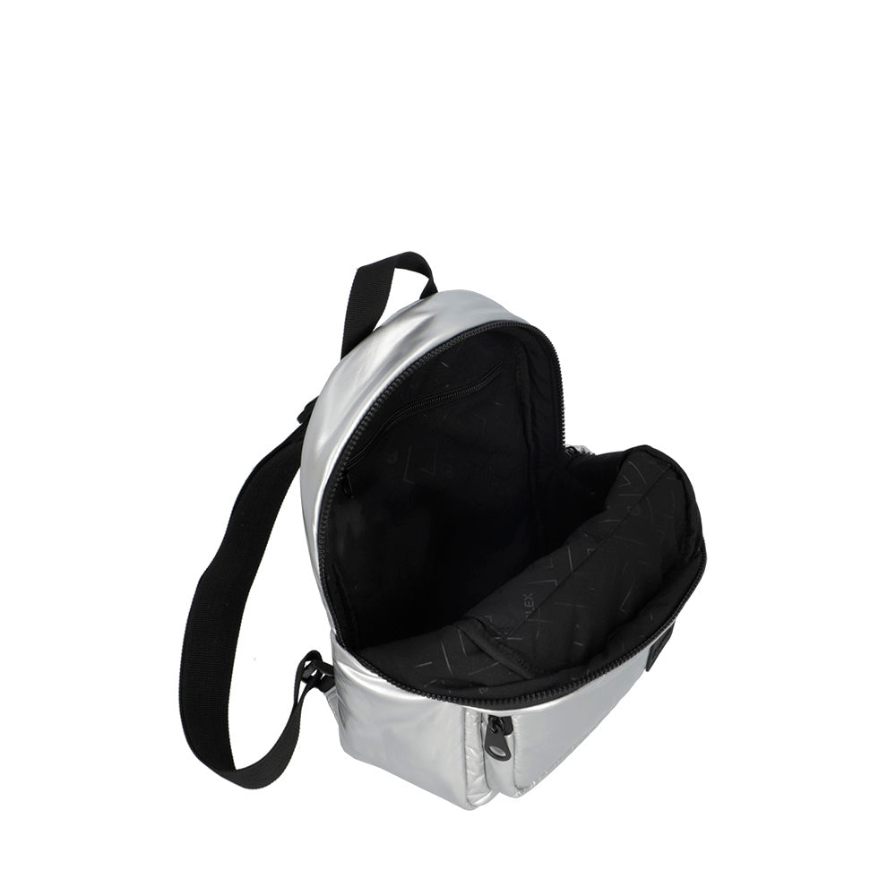 Mochila ZOE plateada S