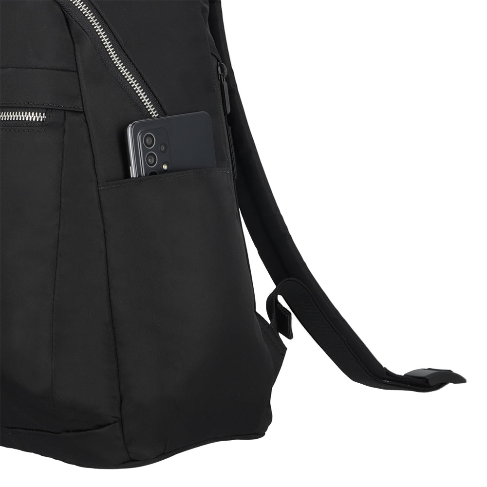 Mochila para notebook mujer County negra 15"