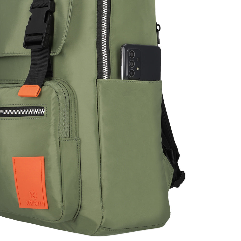 Mochila para notebook mujer Lexie verde 14.1"