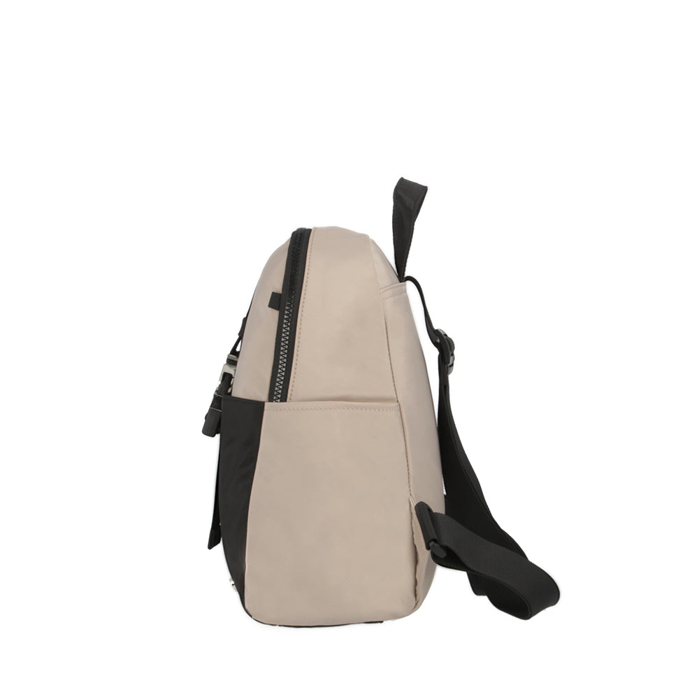 Mochila Urbana Leah Beige Pequeña