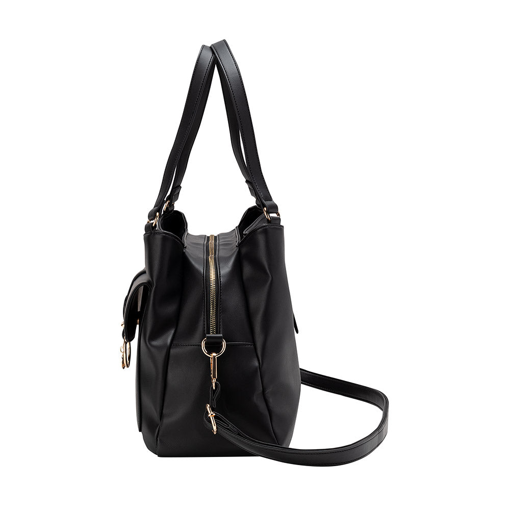 Cartera De Hombro 3Dv Mantua Fw24 Negro L