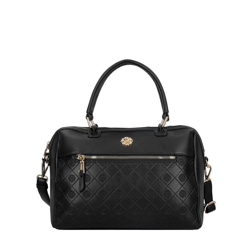 CARTERA DE MANO TURIN FW24 NEGRO L