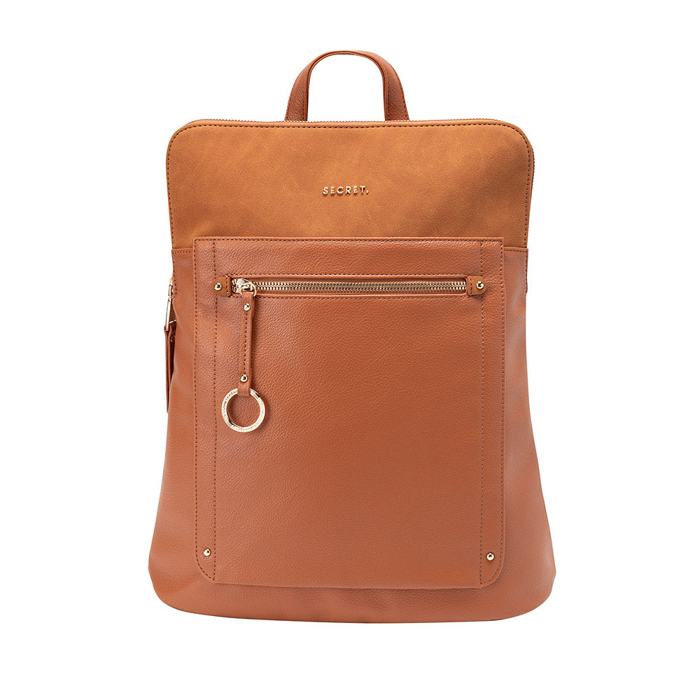 Mochila Para Notebook Lourdes Fw24 Cafe Medio XL