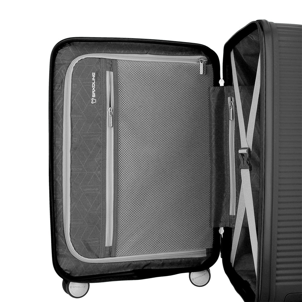Maleta Rígida Disc O Spinner 55/20 Negro Cabina