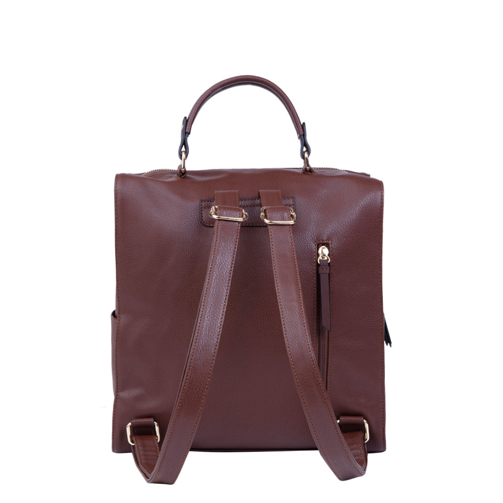 Mochila Clásica Lourdes Café