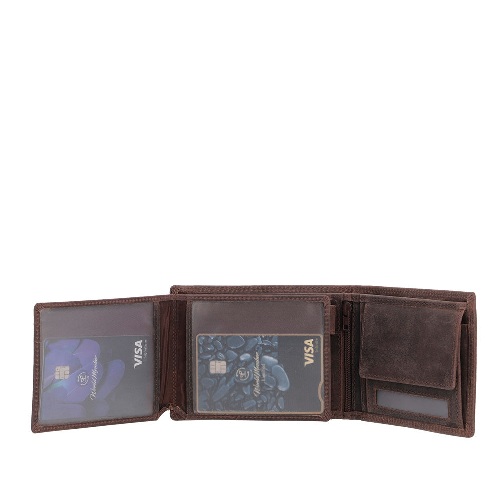 Billetera Genova 16 606 Marron M