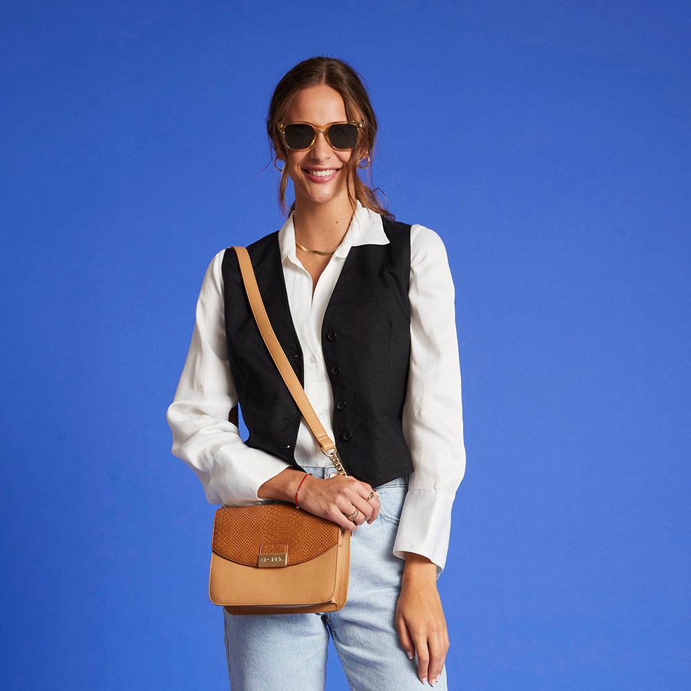 Bandolera Metz Fw24 Tostado S