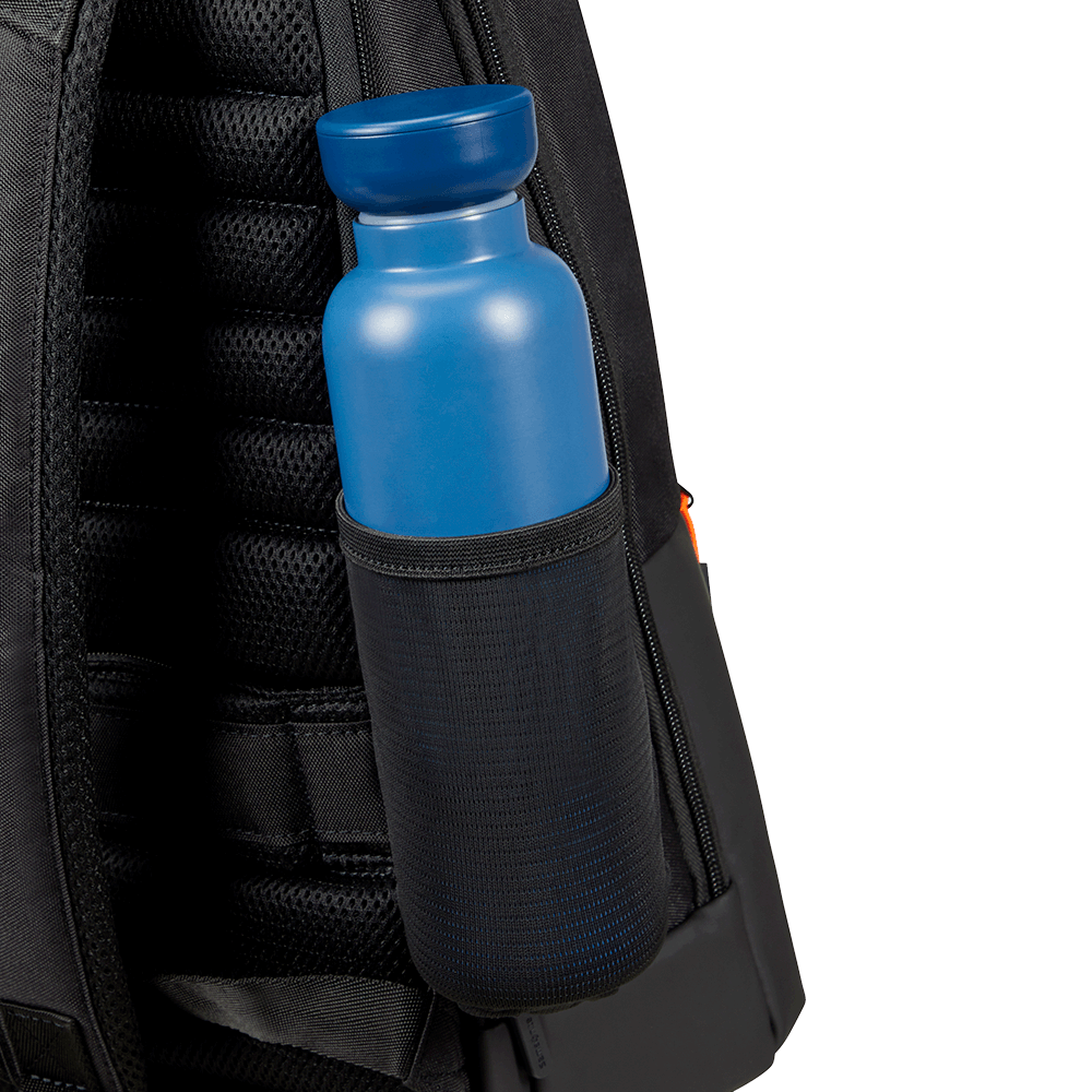 Mochila para Notebook Stackd Biz Negra y Naranja