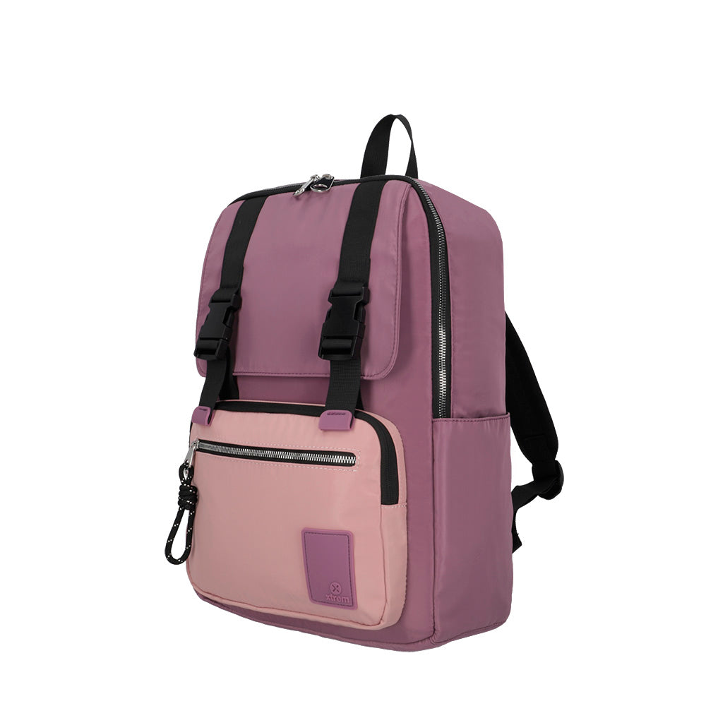 Mochila para notebook LEXIE 15" rosada/violeta