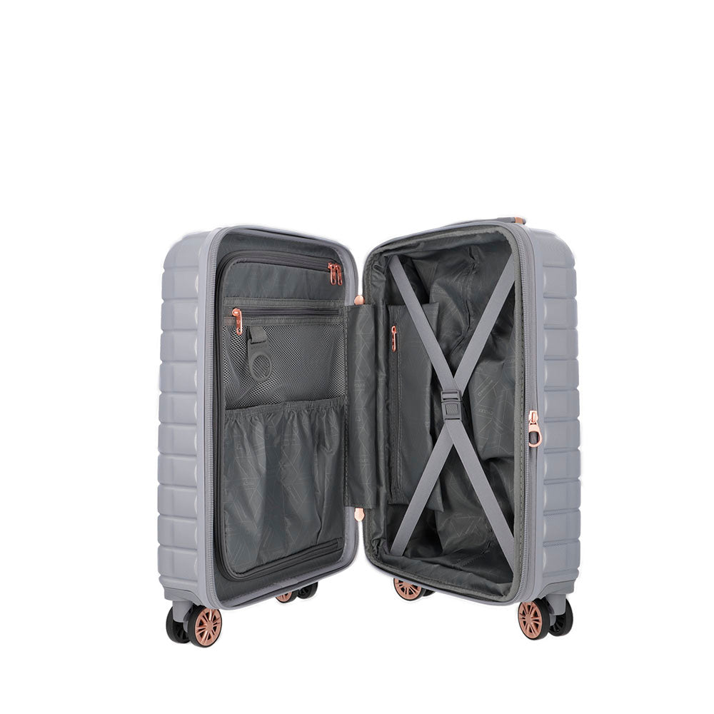 Maleta de cabina Spinwave Gris
