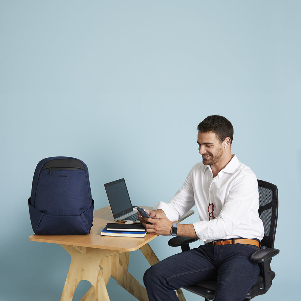 Mochila para notebook Safer-Pack azul 15"