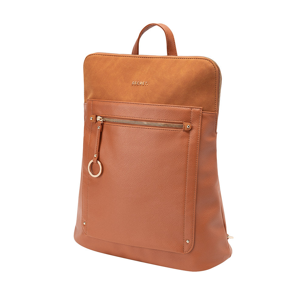 Mochila Para Notebook Lourdes Fw24 Cafe Medio XL