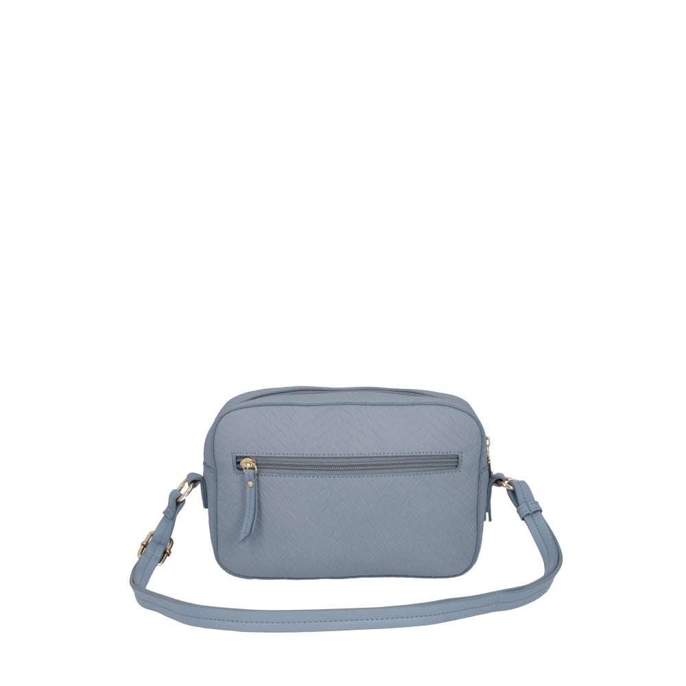 Cartera Bandolera Kansas Azul Celeste Pequeña