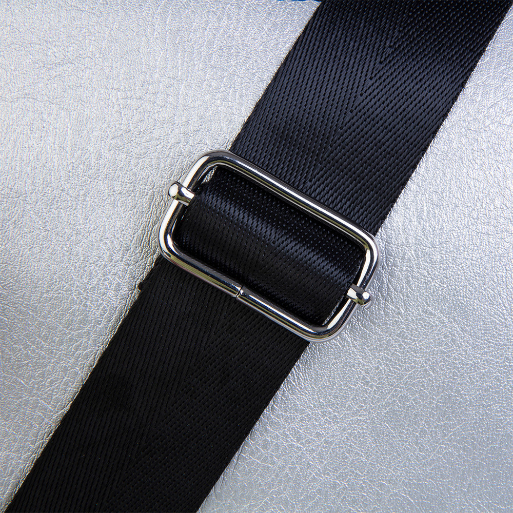 Cartera Clásico Austin Plateada
