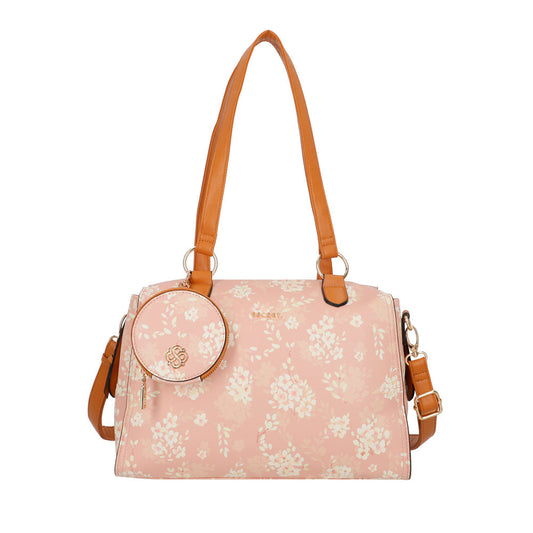 Cartera de mano Mother beige tostado L