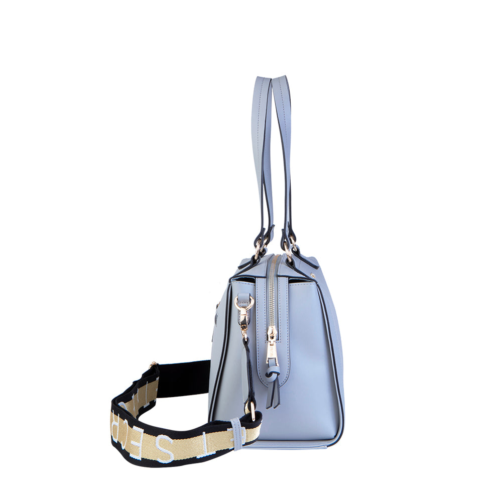 Cartera Clásica Fashion Austria Gris