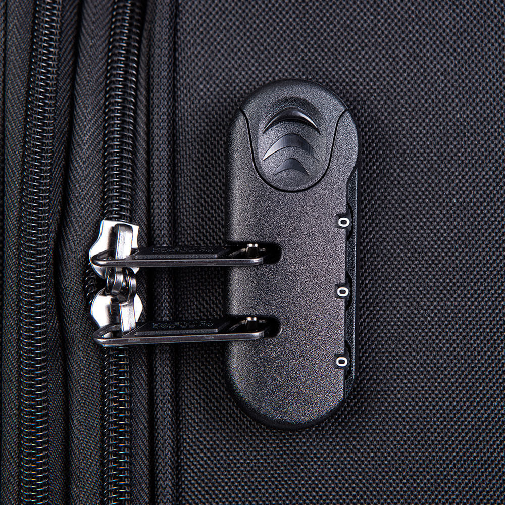 Maleta Frankfurt Black Cabina 42 Lts