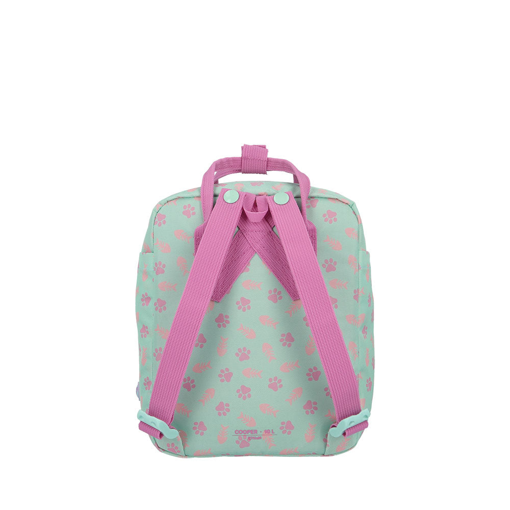 Mini mochila infantil Saxoline Cooper Cat menta