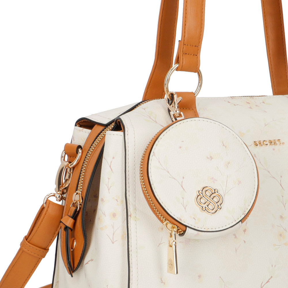 Cartera de mano Mother beige L