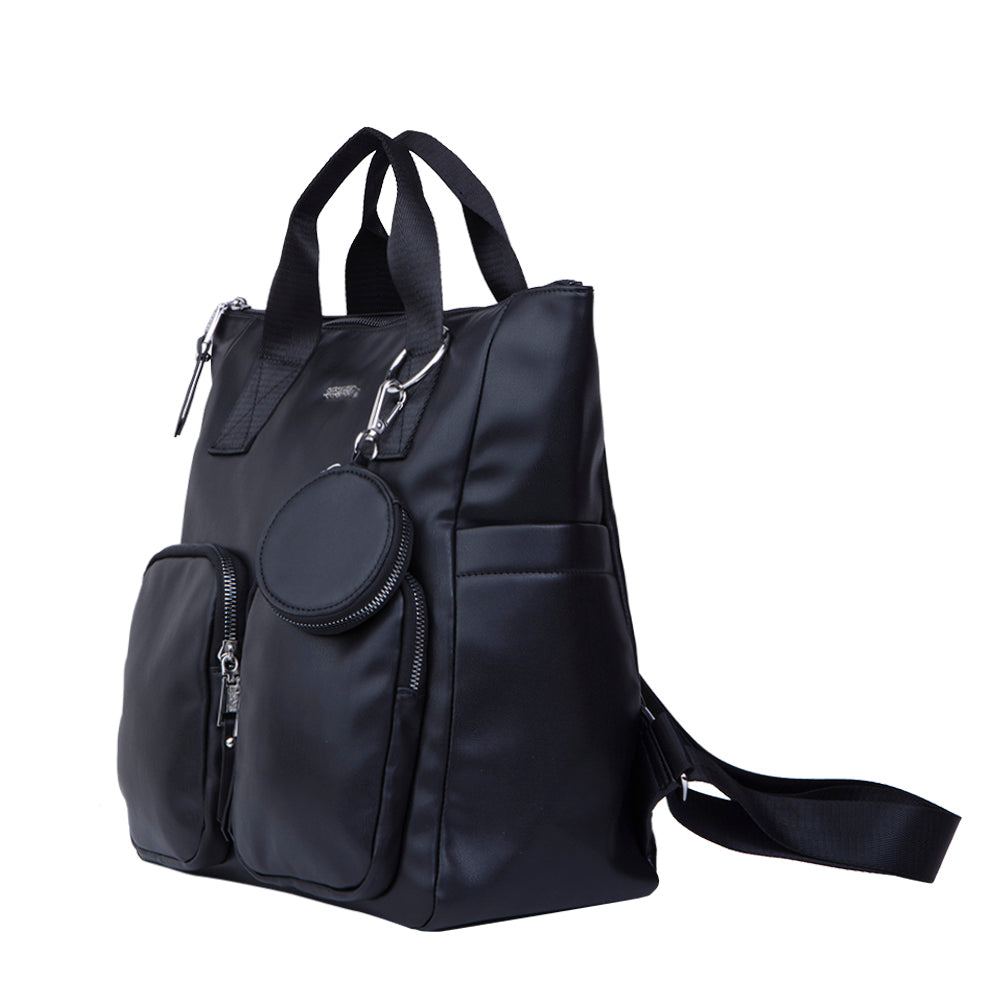 Mochila de mujer Praga negra grande