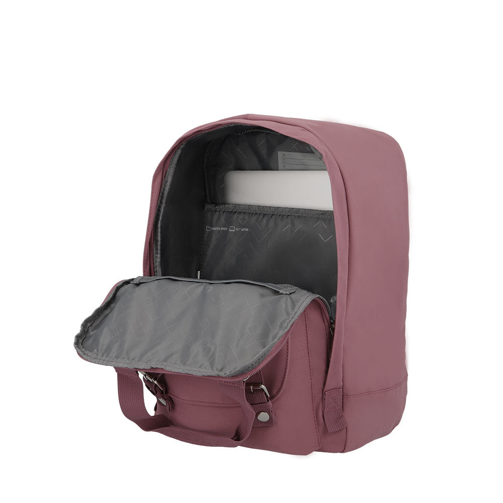 Mochila para laptop mujer New Briz 14.1'' rosada