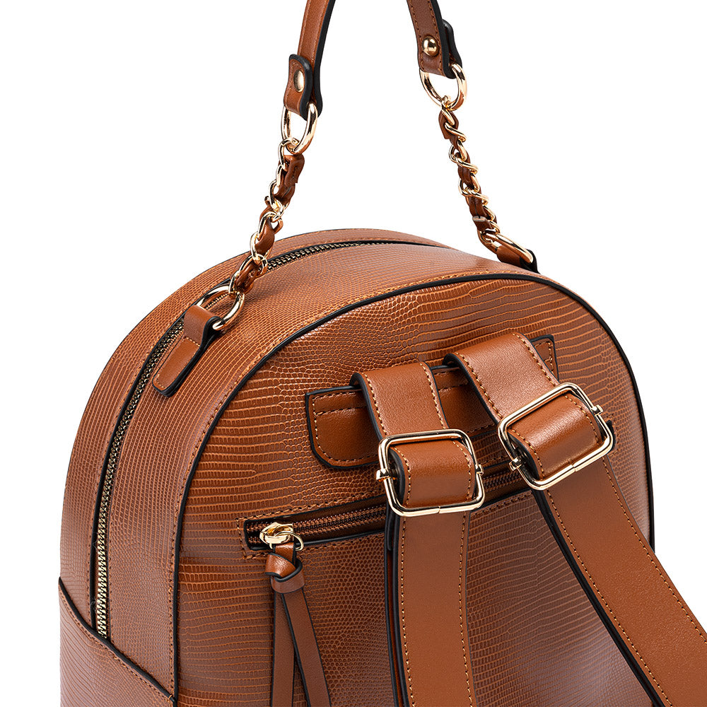 Mochila Virginia Fw24 Cafe Medio L