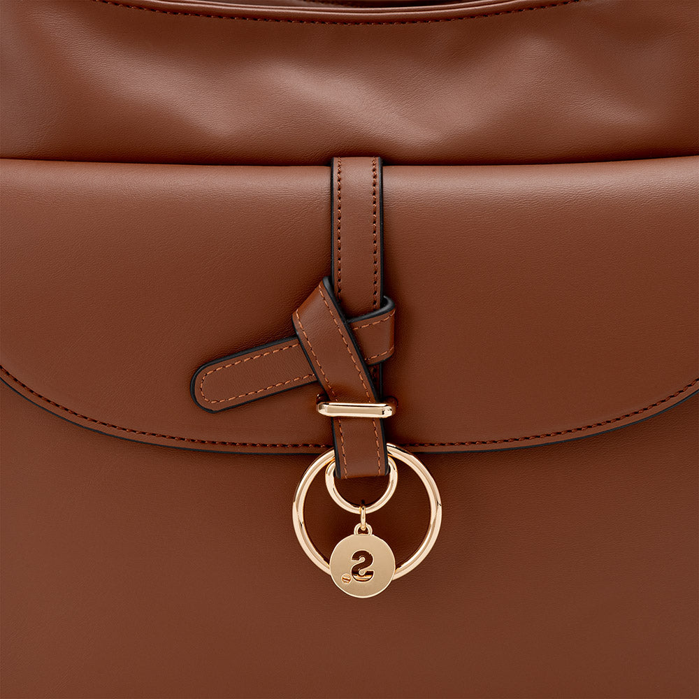 Cartera De Hombro 3Dv Mantua Fw24 Cafe L