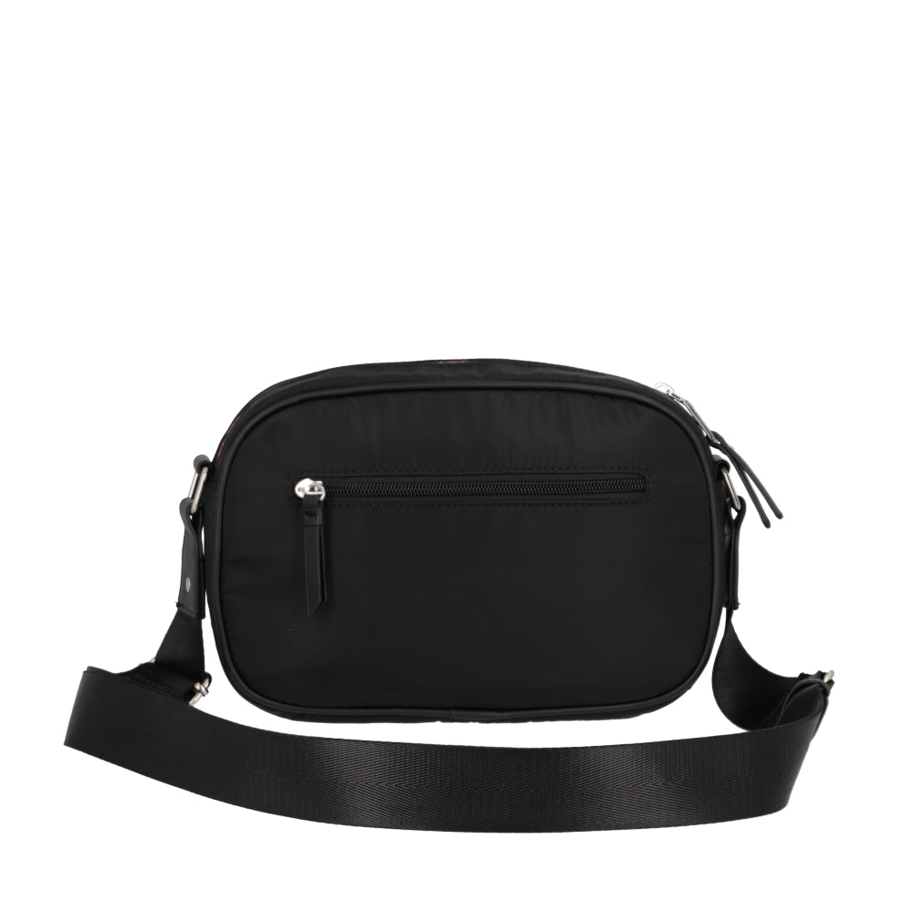 Cartera Bandolera Estocolmo Negra Mediana