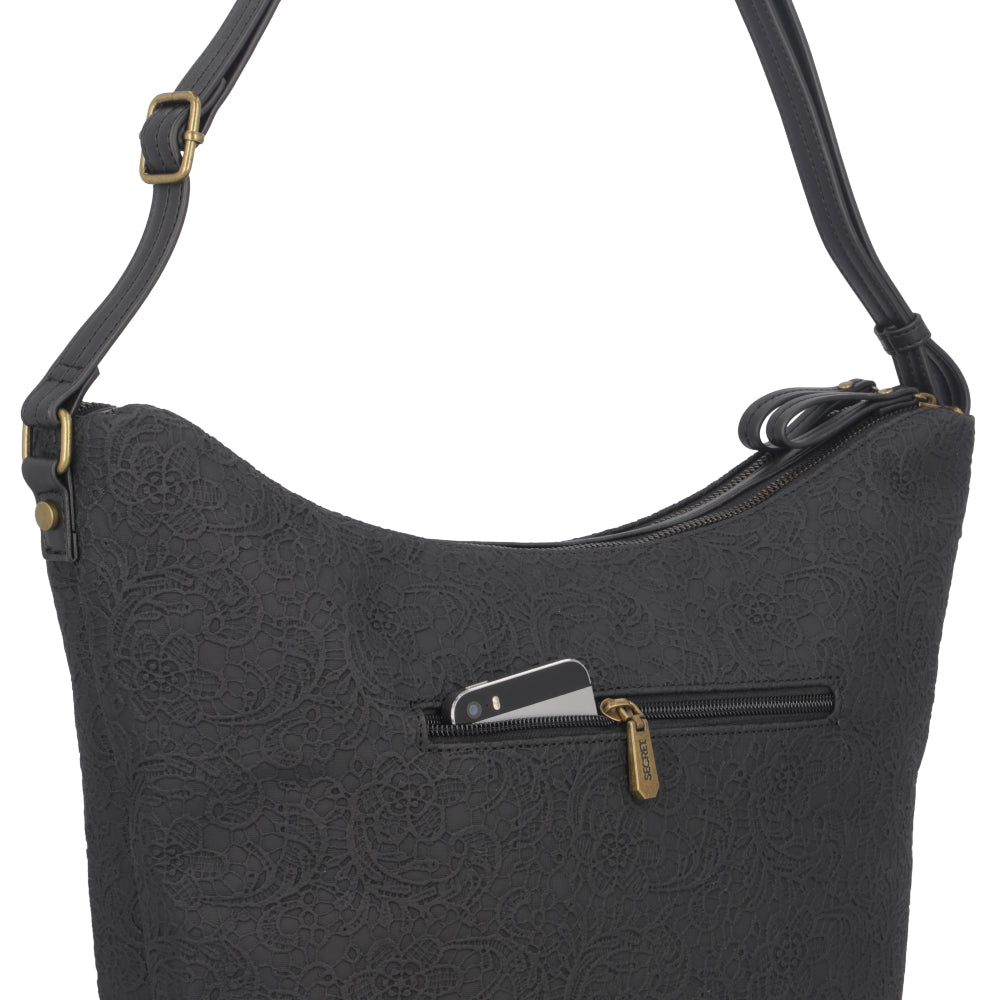 Cartera Bandolera Mumbai Negra Grande
