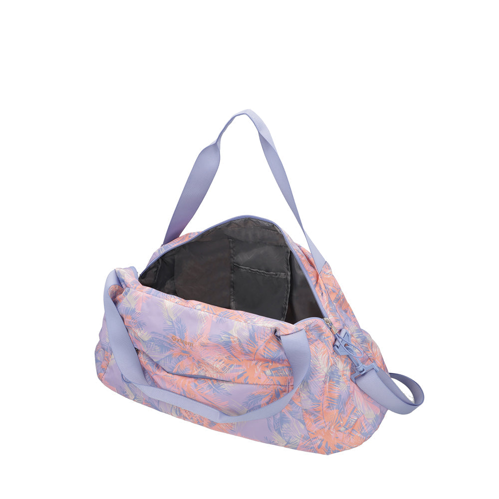 Bolso Deportivo Jogging Estampado Lila Mediano
