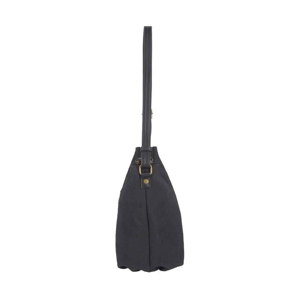 Cartera Bandolera Mumbai Negra Grande