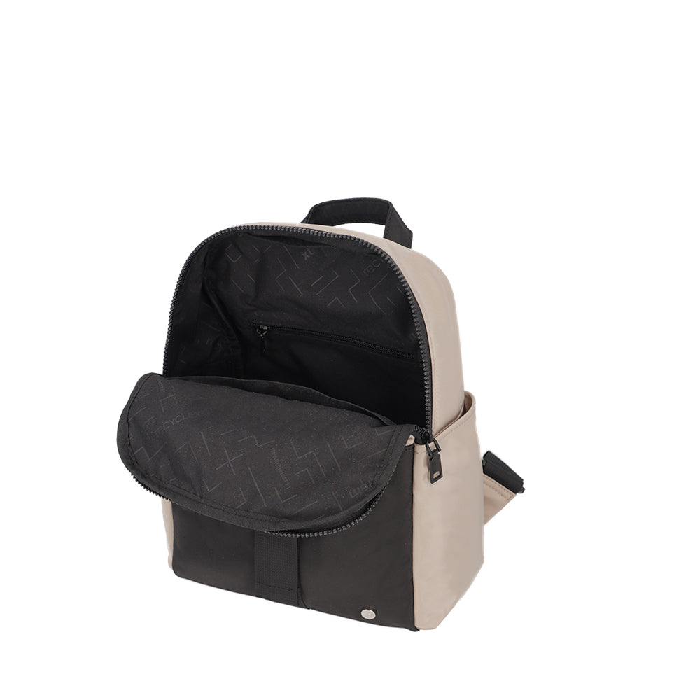 Mochila Urbana Leah Beige Pequeña