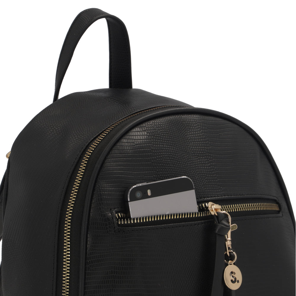 Mochila Bolonia Negra Grande