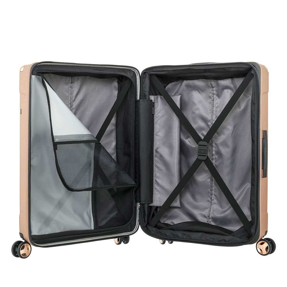 Maleta Rígida Evoa Spinner 81/30 Oro Rosa XL