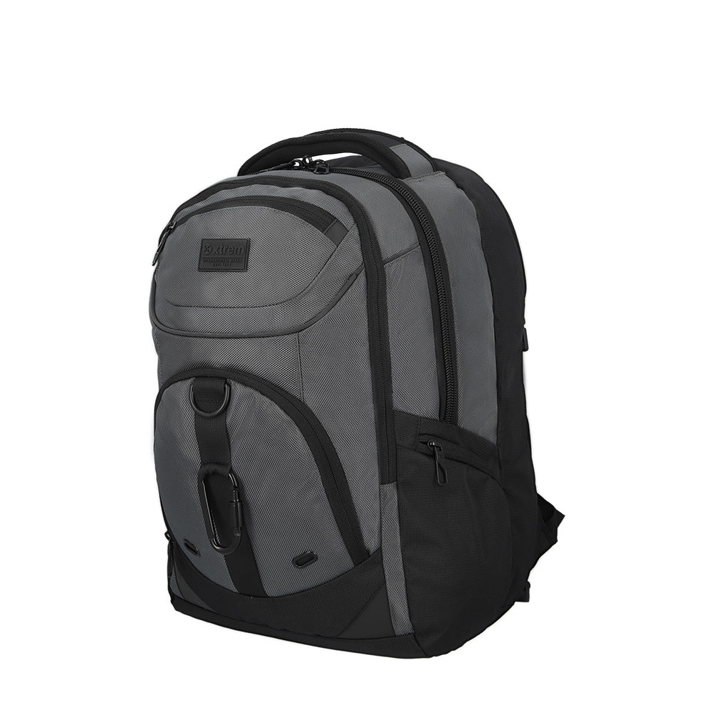 Mochila para laptop hombre West 16'' gris