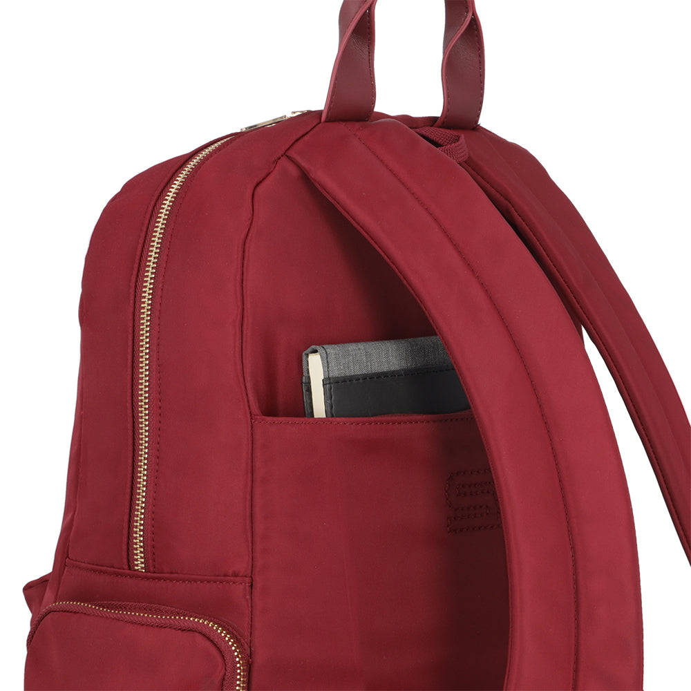 Mochila para notebook mujer Madison roja 14"
