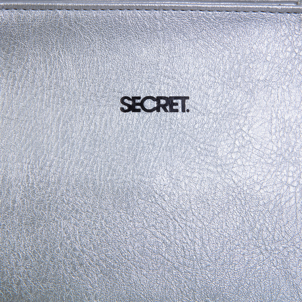 Cartera Clásico Austin Plateada
