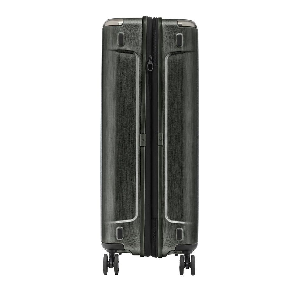 Maleta Rígida Evoa Spinner 81/30 Negro Cepillada XL