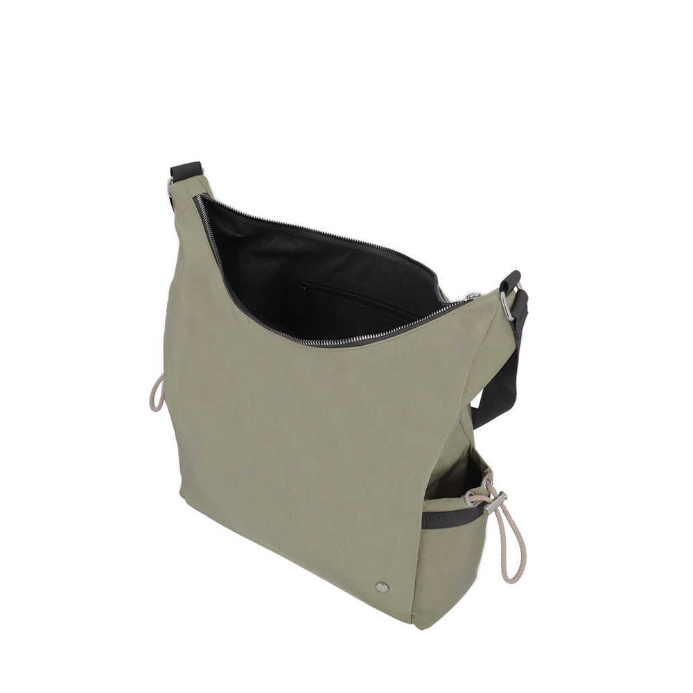 Cartera de Hombro Anna Beige Pequeña