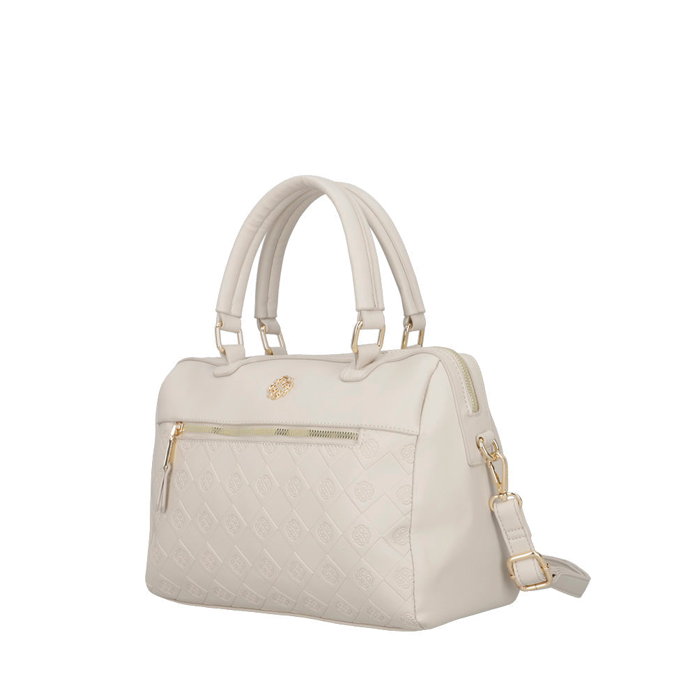 CARTERA DE MANO TURIN FW24 BEIGE L